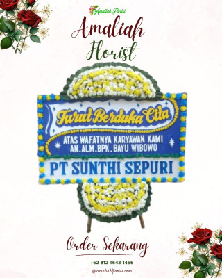 Papan Bunga Duka di Telukjambe Barat