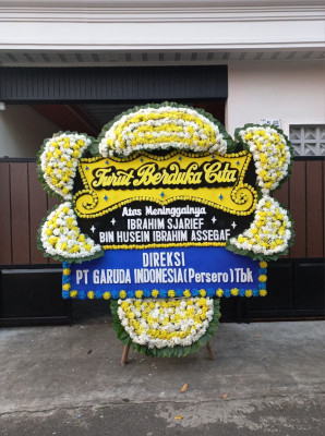 Papan Bunga Duka di Telukjambe Barat